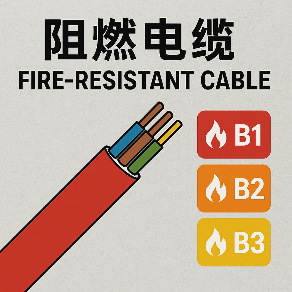 什么是阻燃电缆？B1、B2、B3级的区别你相识吗？